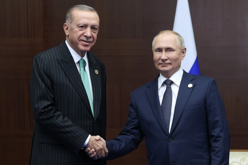 Cumhurbaşkanı Erdoğan Putin'le görüştü