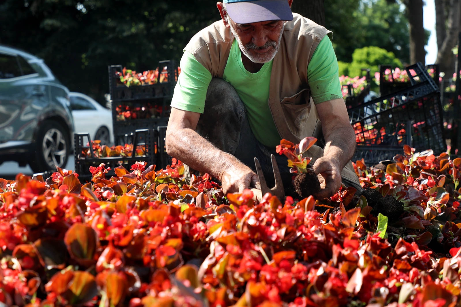 Sakarya sokaklarına güzellik katan ‘bayram’ dokunuşu