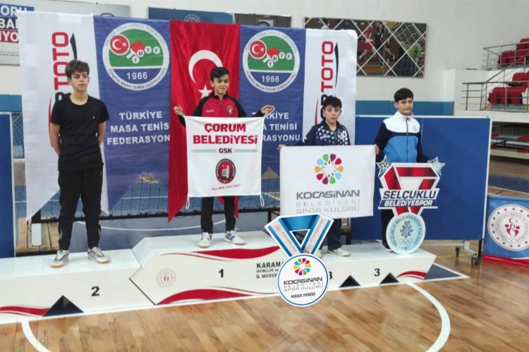 Kocasinan Belediyesi Spor Kulübü Masa Tenisi Sporcuları Kenan Eren Kahraman