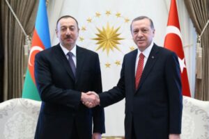 Cumhurbaşkanı Recep Tayyip Erdoğan ile Azerbaycan Cumhurbaşkanı İlham Aliyev telefon