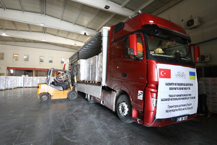 Gaziantep Büyükşehir Belediyesi, Ukrayna’nın Gaziantep ile kardeş şehri olan Kharkiv’e