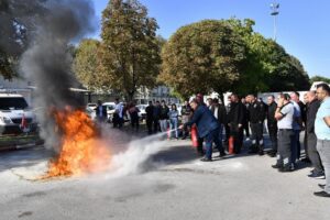 BURSA (İGFA) -İlk olarak ‘yangın çıkış nedenleri, yangında alınacak önlemler,