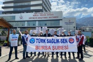 BURSA (İGFA) - Türk Sağlık-Sen Bursa Şube Başkanı Sabit Karabayır