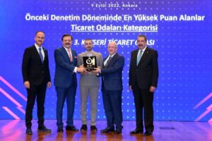 Mehmet UZEL (KAYSERİ İGFA) Kayseri Ticaret Odası başarısına bir ödül