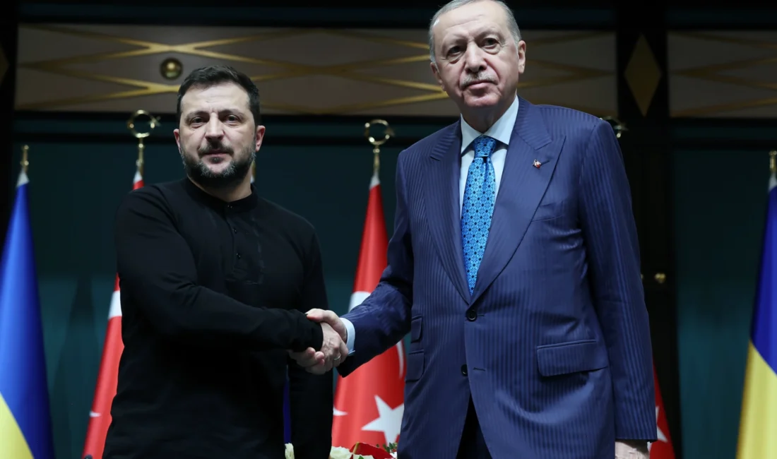 Cumhurbaşkanı Erdoğan, Ukrayna Devlet Başkanı Zelenskiy ile yaptığı görüşme sonrasında